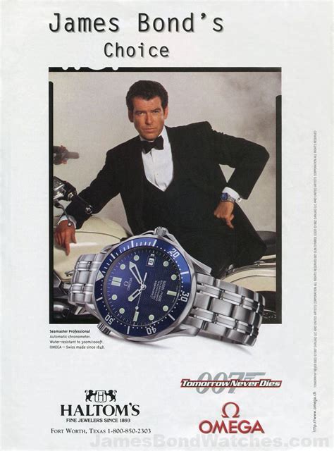 tomorrow never dies omega watch|james bond omega watch review.